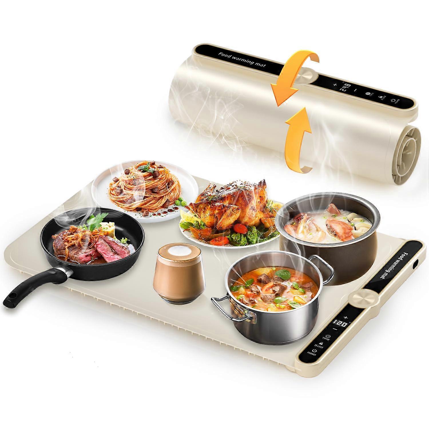 Fast Full Surface Electric Warming Mat for Parties Buffet Gatherings Holidays Daily Use