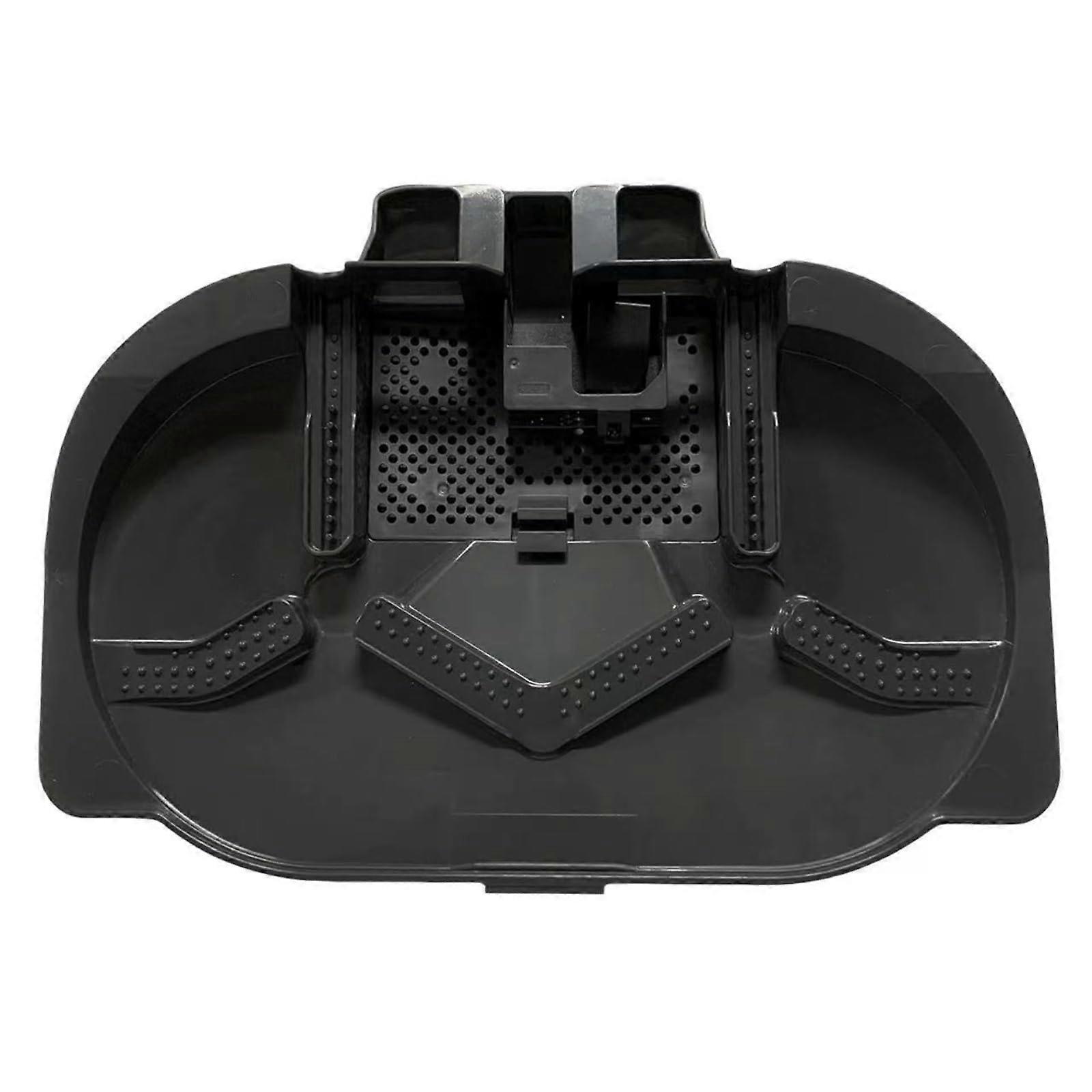 Robot Vacuum Cleaner Base Station Cleaning Tray for Roborock P10S P10S Pro, Black Vacuum Tray Holder with Easy Cleaning Design