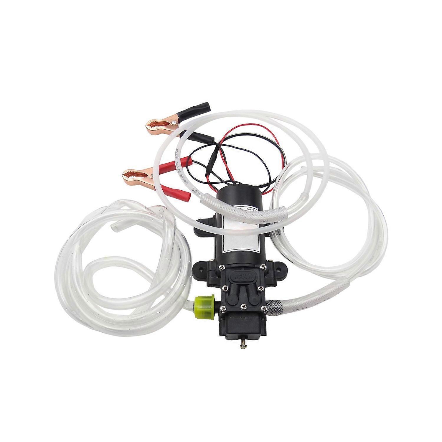 DC 12V 5L Oil Transfer Pump for Fluid Extraction, Scavenge Suction Vacuum, Portable Electric Pump, Heavy-Duty Design