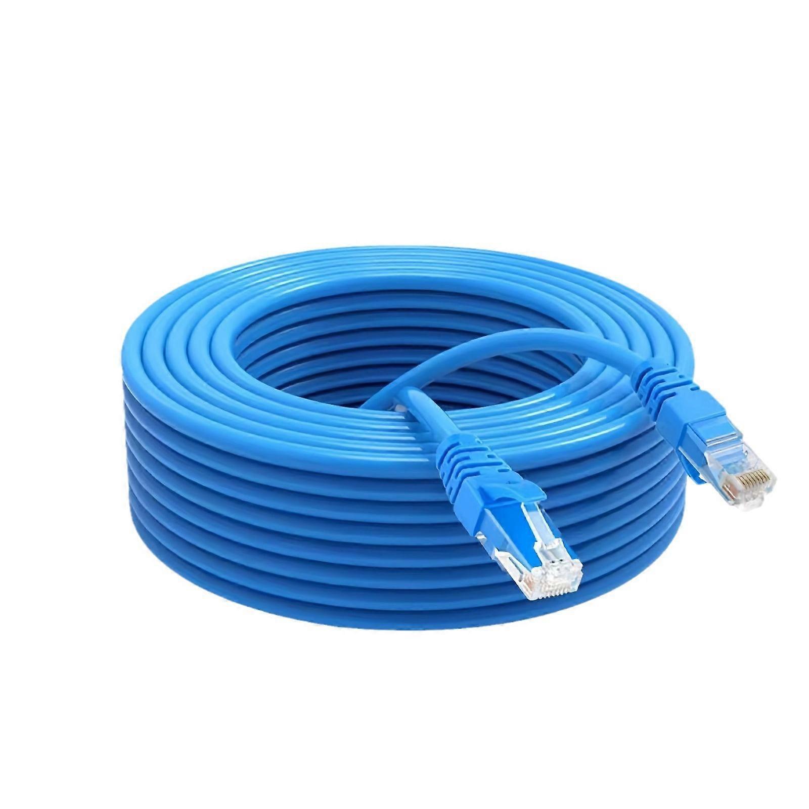 2 Pack Blue Ethernet Cable for Networking 100 Feet