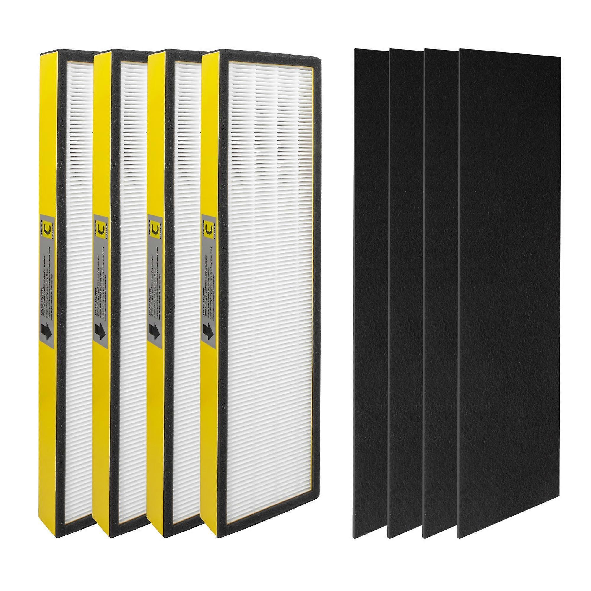 FLT4825 HEPA Air Purifier Filter for G-Guardian AC4825/AC4300/AC4800/AC4900/AC4850, 4X H13 HEPA Filter + 8X Carbon Prefilter