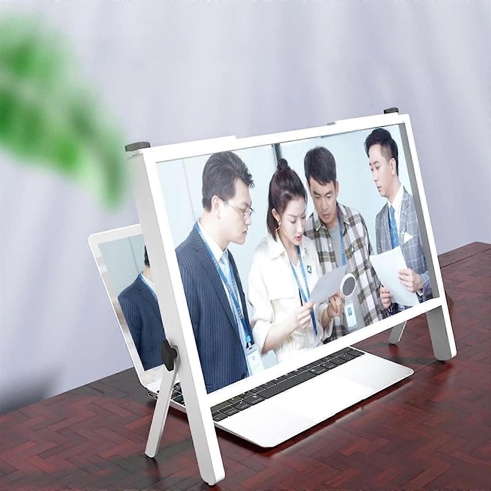 Full-Page Magnifier Laptop Screen Magnifier, Anti-Blue Light Computer Protector, Screen 21 Inch Convenient Folding Projection Display