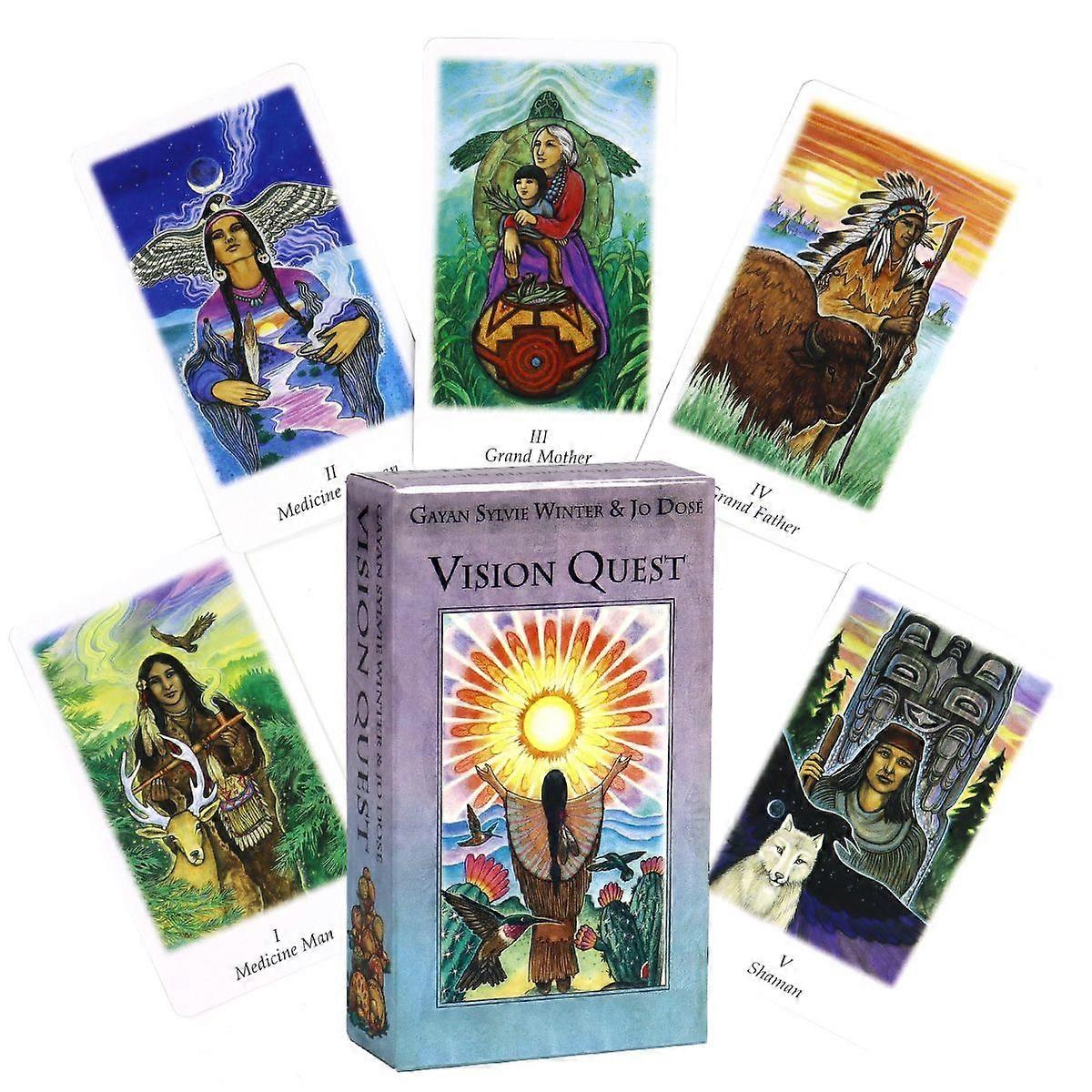 Vision Quest Tarot Deck: Rider Waite Tarot Cards for Beginners