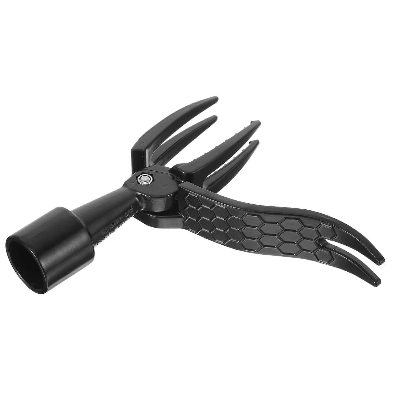 Manual Weeder Tool with Bamboo Handle, Durable Root Puller for Garden Weeding, Ergonomic Design for Easy Use