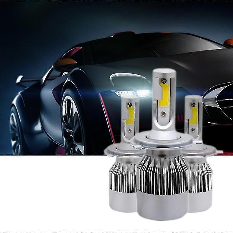 -2pcs/pair H1 H3 H7 H11 9005 Hb3 9006 Hb4 Hight Bright Cob C6 Car Led Headlight H4 H13 9004/9007 Hi/lo Beam Headlamp