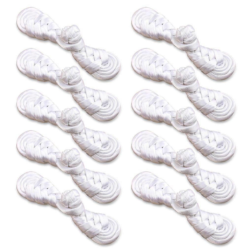 Chinese Cheongsam Buttons10 Pair Sweater Scarf Shawl Cardigan Accessory