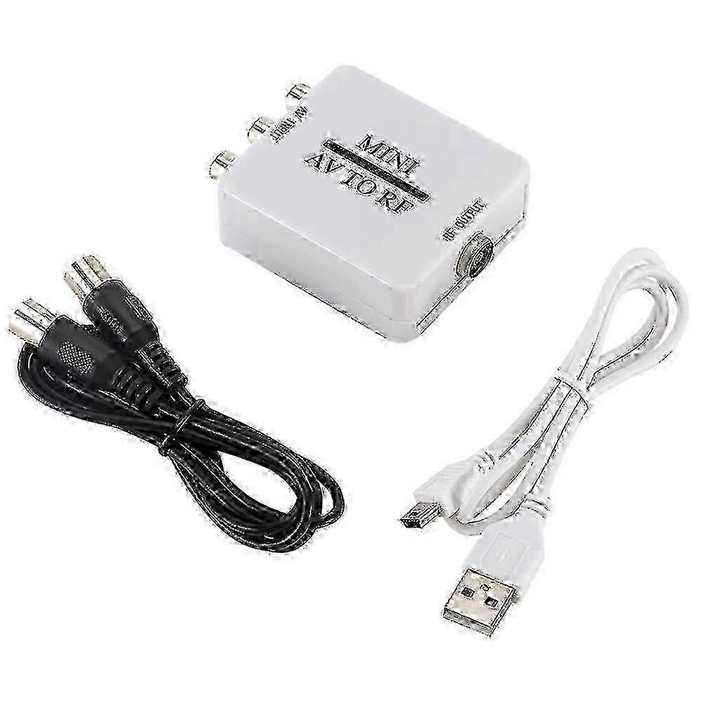 RF Converter for TV with 67.25MHz 61.25MHz AV Signal Support