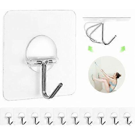 2025 Latest Model 12 Pack Adhesive Hooks for nging Heavy Duty Wall Hooks Self