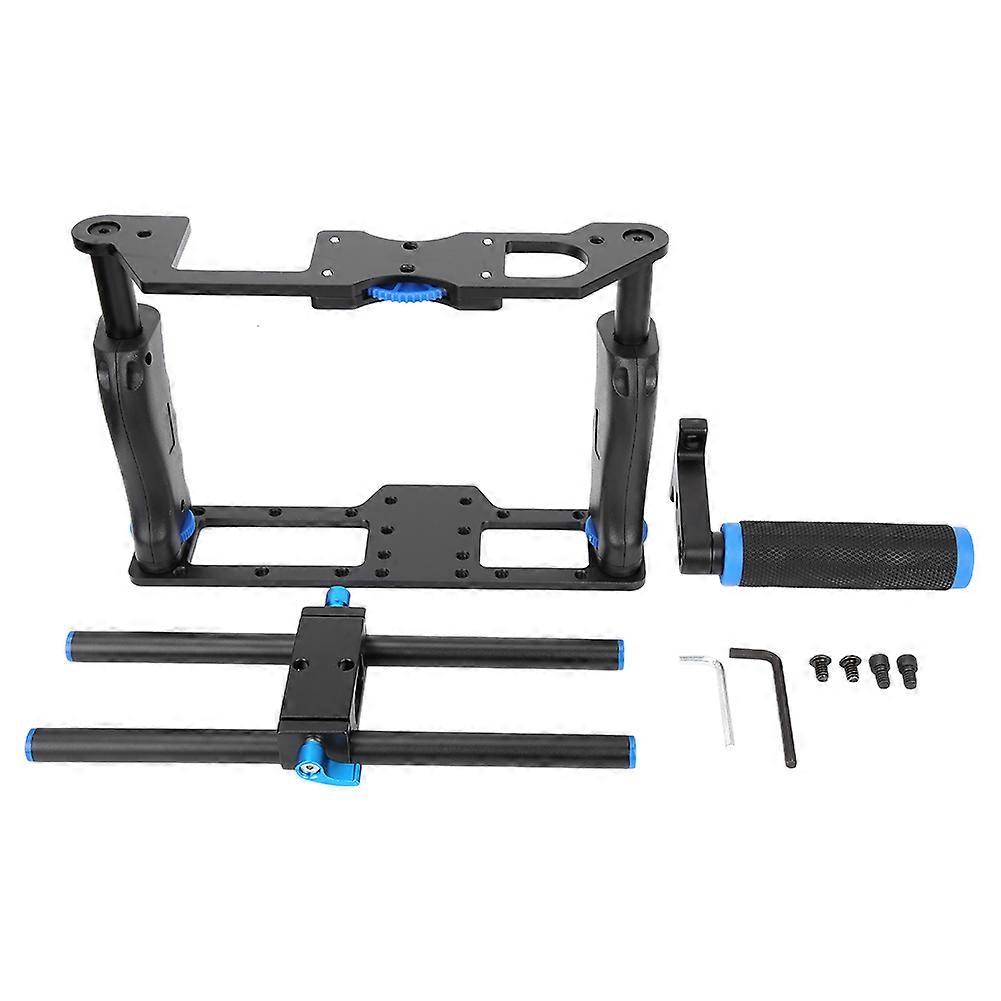 YELANGU C2 DSLR Camera Mount with Top Handle Grip Photo Studio Kit Rabbit Cage Stabilizer