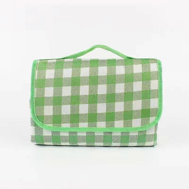 Extra Large Picnic Outdoor Blanket, 80''x80'' Foldable Gingham Mat for Beach, Camping