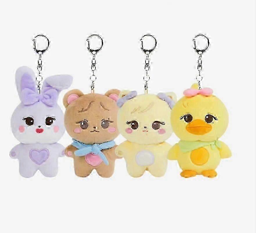 20cm Μαύρο ροζ Kpop βελούδινη κούκλα Jisoo Jennie Lisa Rose BORN PINK Tour Δώρο