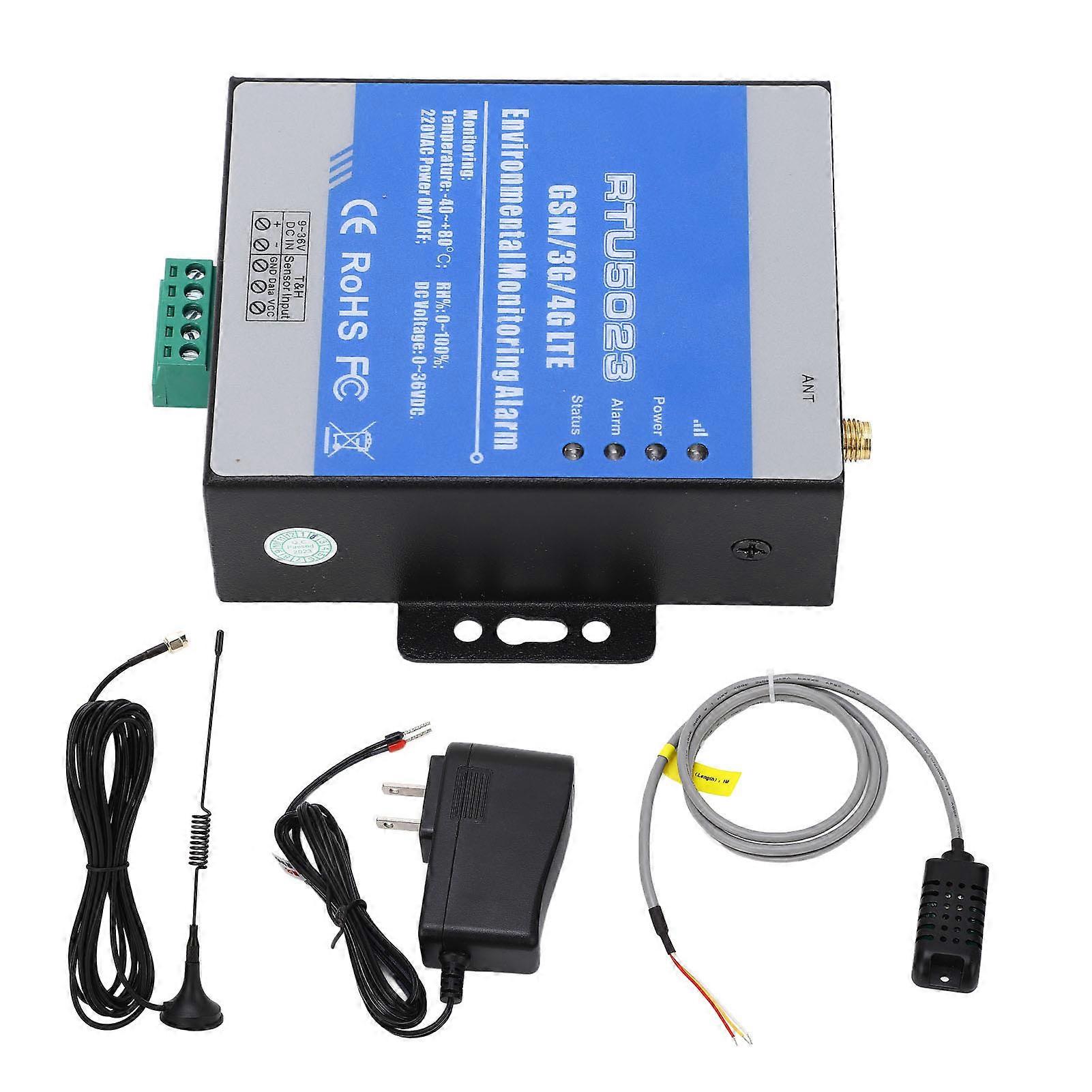 Temperature Humidity GSM 3G 4G Sensitive Accurate Power Failure Alarm Set with Sensor AC100‑240V
