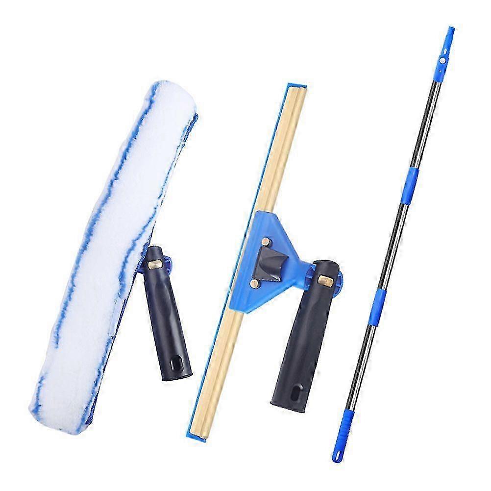 Window Pole Tool Cleaning Squeegee Scrubber with