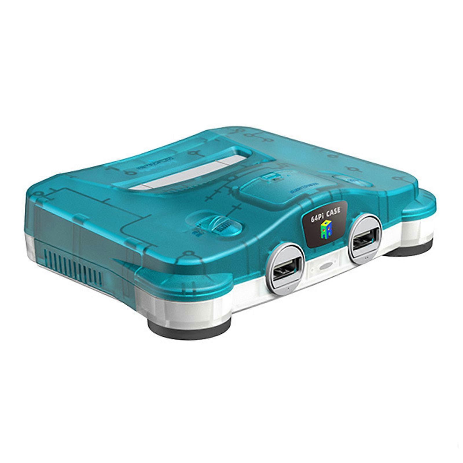 Double USB Ports Card Storage 64Pi Case for 5 DIY Box with Safe Shutdown and Reset Easy Operation