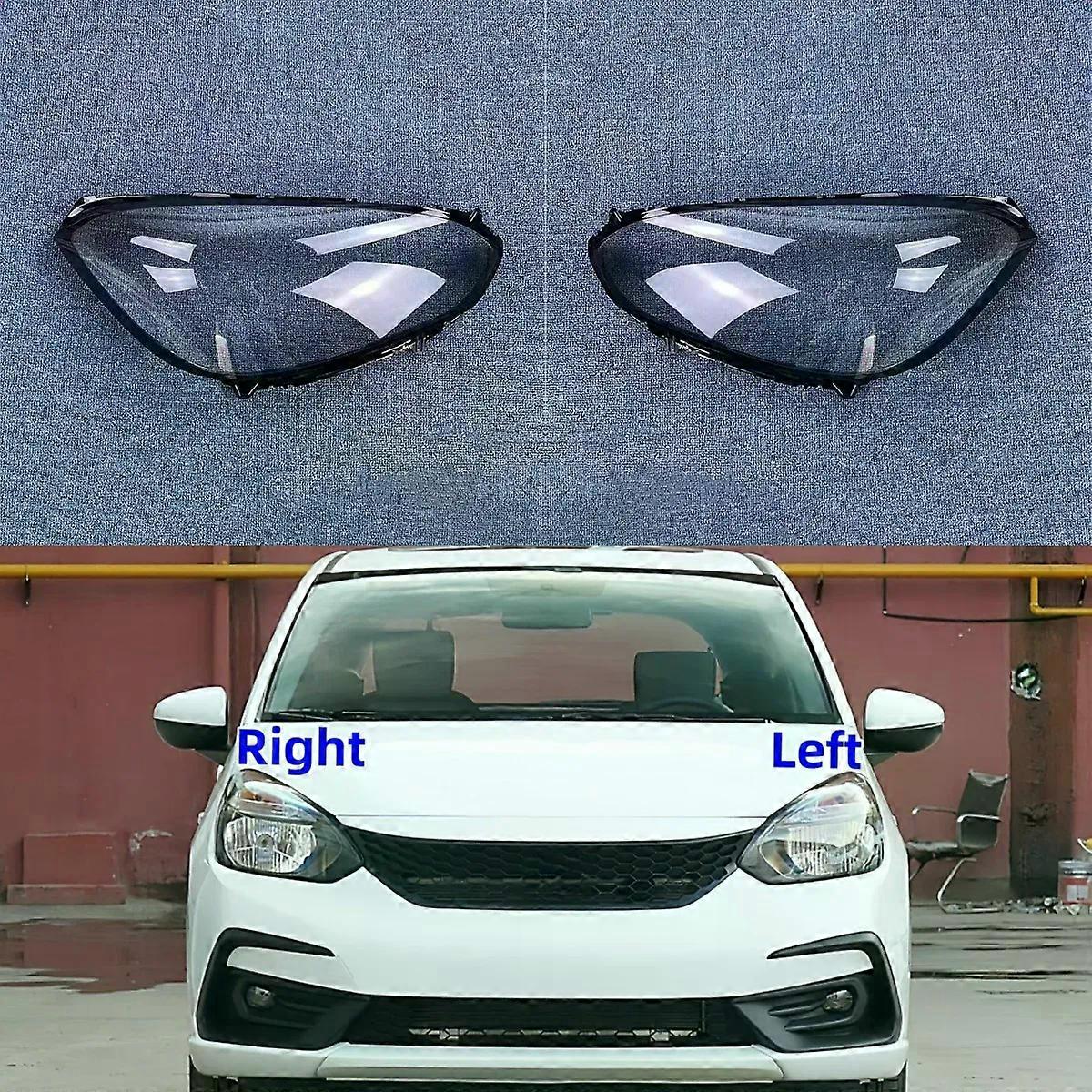 ExquisiteFor Honda Fit Jazz 2019 2020 2021 Headlight Shade Headlamp Cover Lamp Shell Lens Replace Original Lampshade Plexiglass