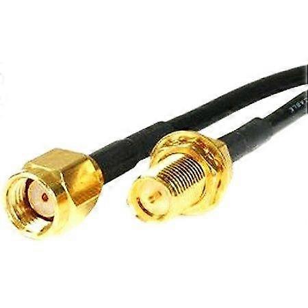 30ft SMA Male Reverse Polarity to SMA Female Reverse Polarity Times Microwave LMR240 Ultraflex Cable