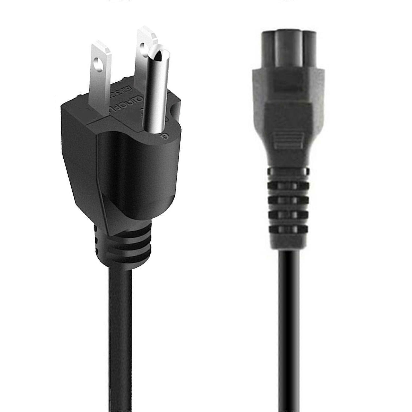 Power Cable Cord with 3Pin Prong Cloverleaf Connectior for Laptop Notebook Scanner Printer Power Supply 1.2m 4ft