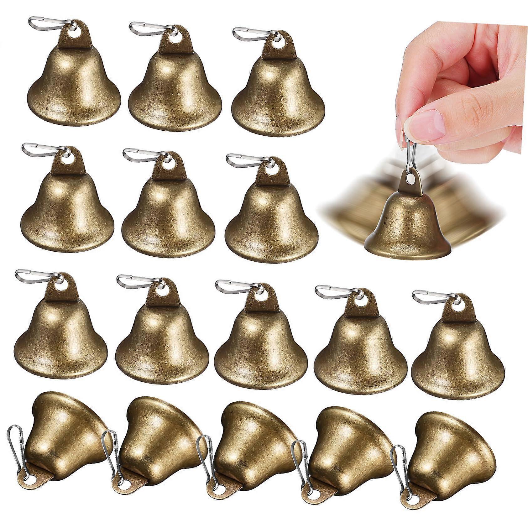 Vintage Metal Craft Bells for Home Decor, DIY Projects, Pet Training, Christmas Ornaments, and Wind Chimes