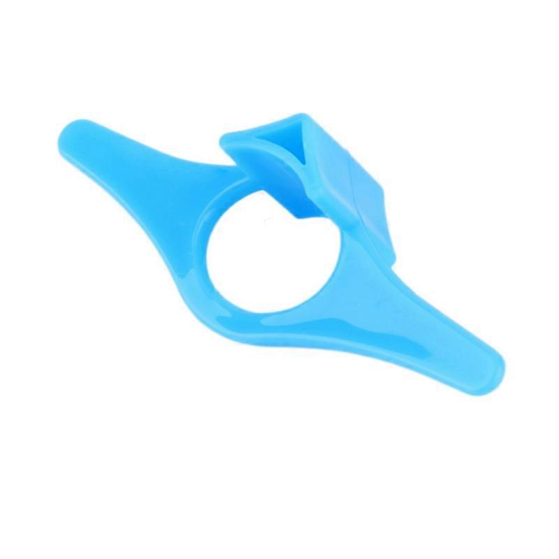 Multifunction Plastic Thumb Book Page Holder Convenient Book Marker ABS Bookmark  Blue