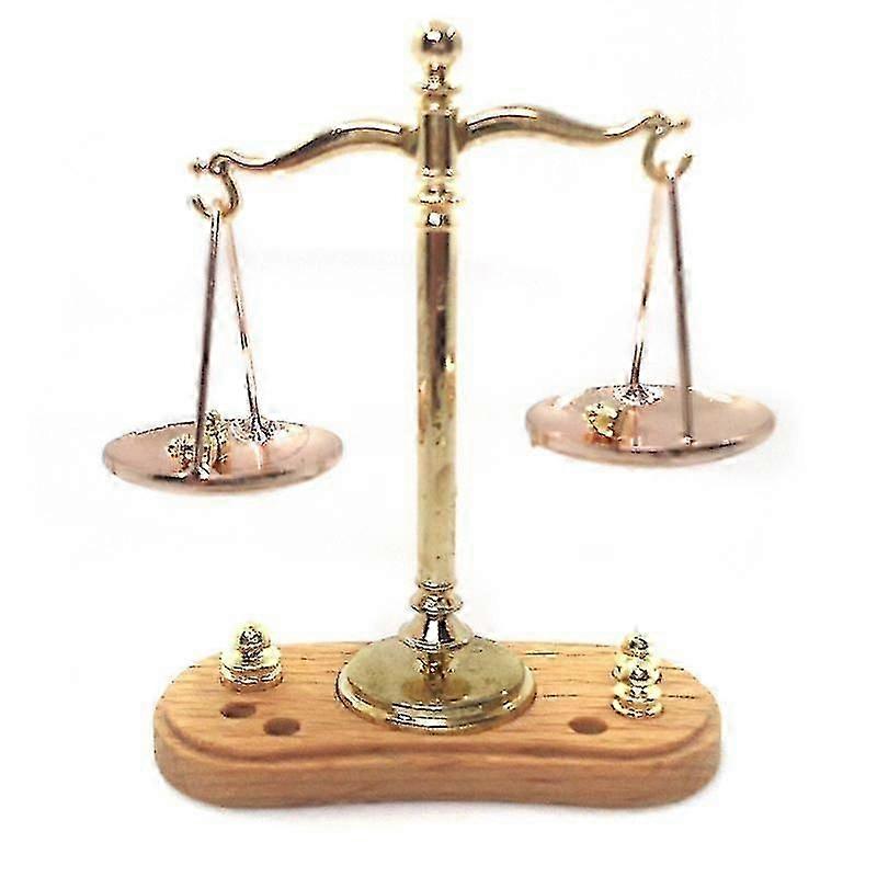 Balance Scale - Unité unique, Design compact, Matériau métallique, Or