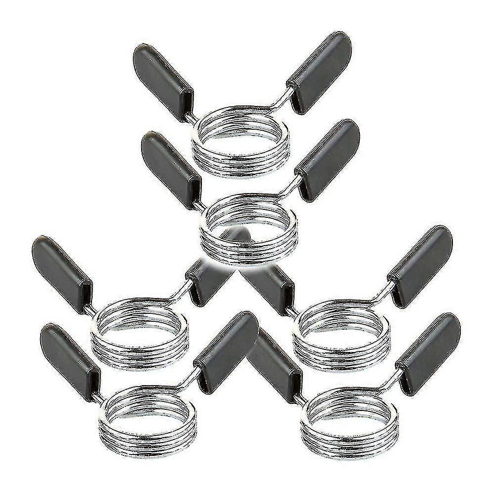 6Pcs Dumbbell Bar Spring Lock, Dumbbell Attachment (30Mm)