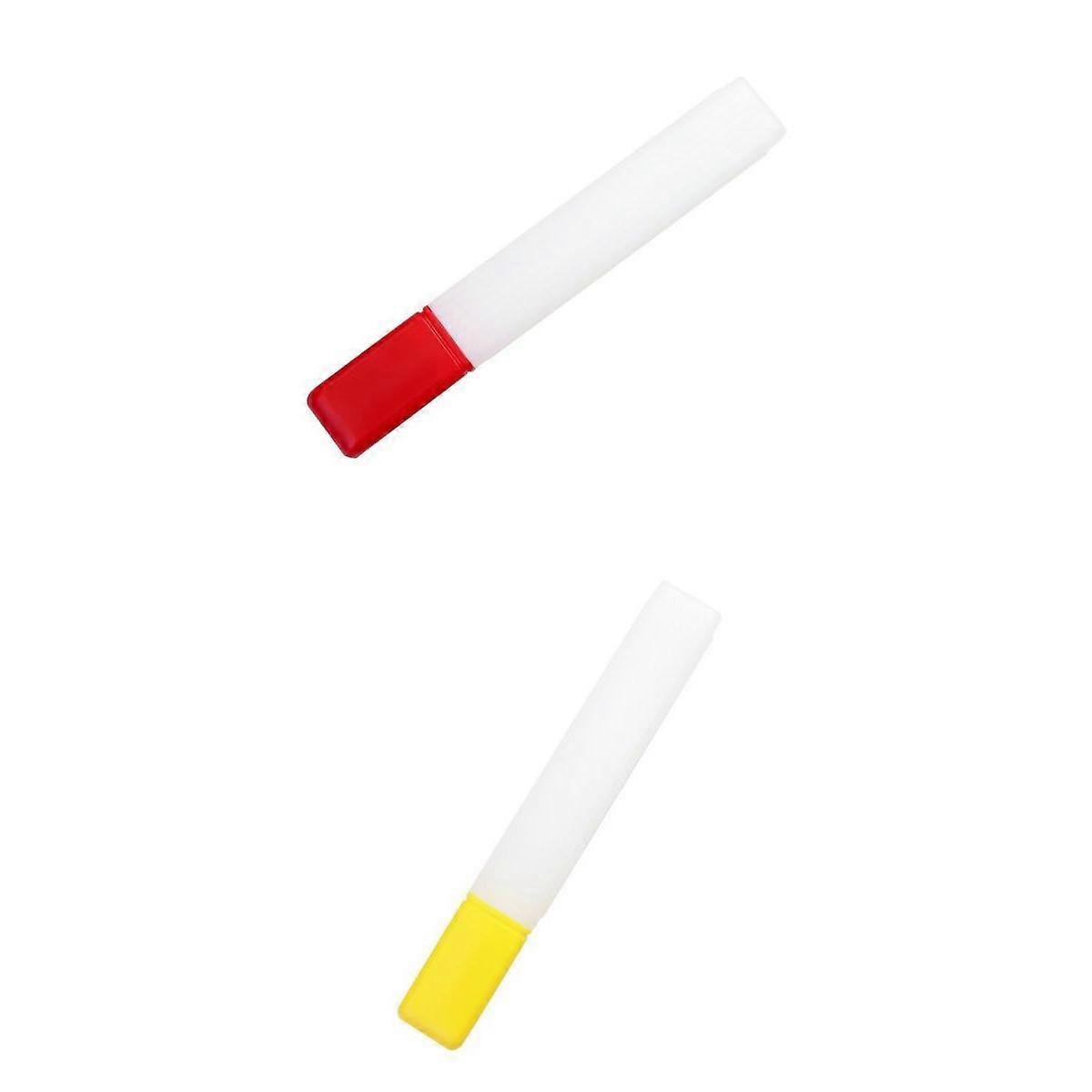 2x Plastic Knitting Crochet Hook Tube Case Holder Storage Case