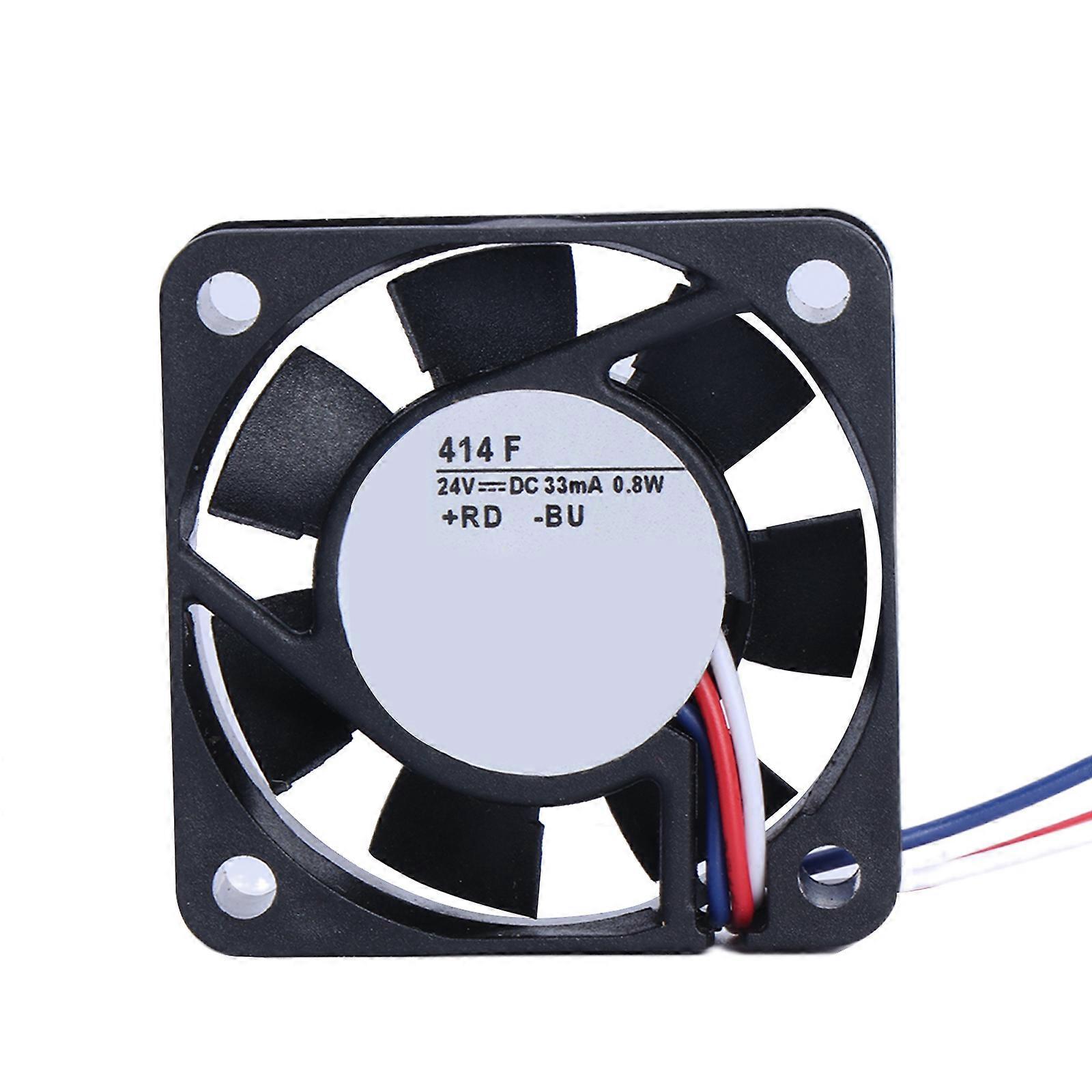 New Inverters Cooling Fan for 414 F 4x4x1cm DC24V 33mA 0.8W 3Pin Fan for 3Pin Inverters Fan