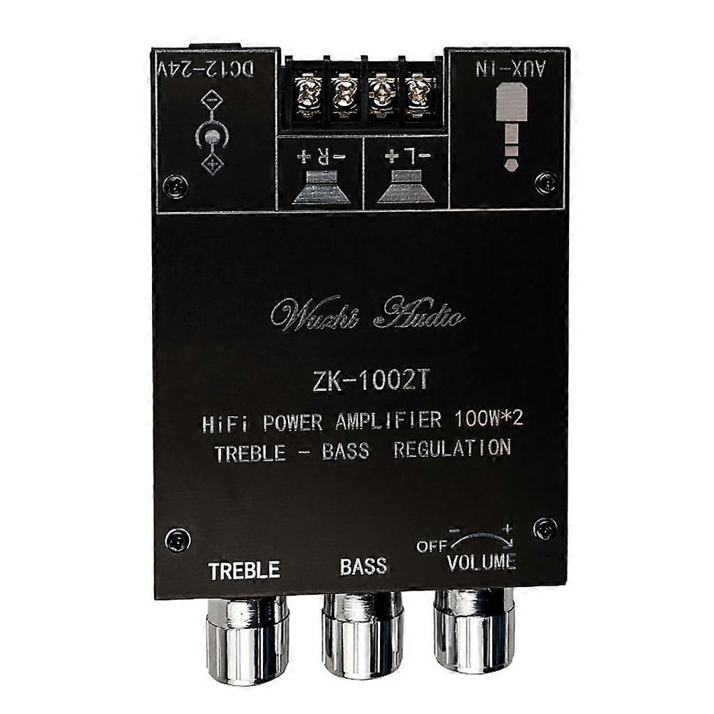MINI Bluetooth-kompatibel 5.0 Wireless Audio Digital Endstufe Stereo Platine Verstärker Amplificador ZK-1002T