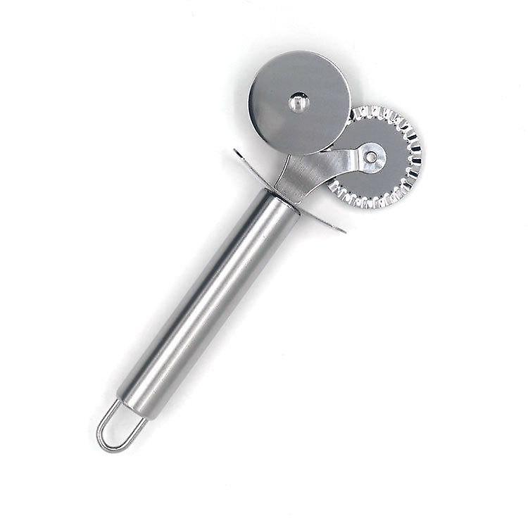 Multi-purpose Double Wheel Pizza Knife