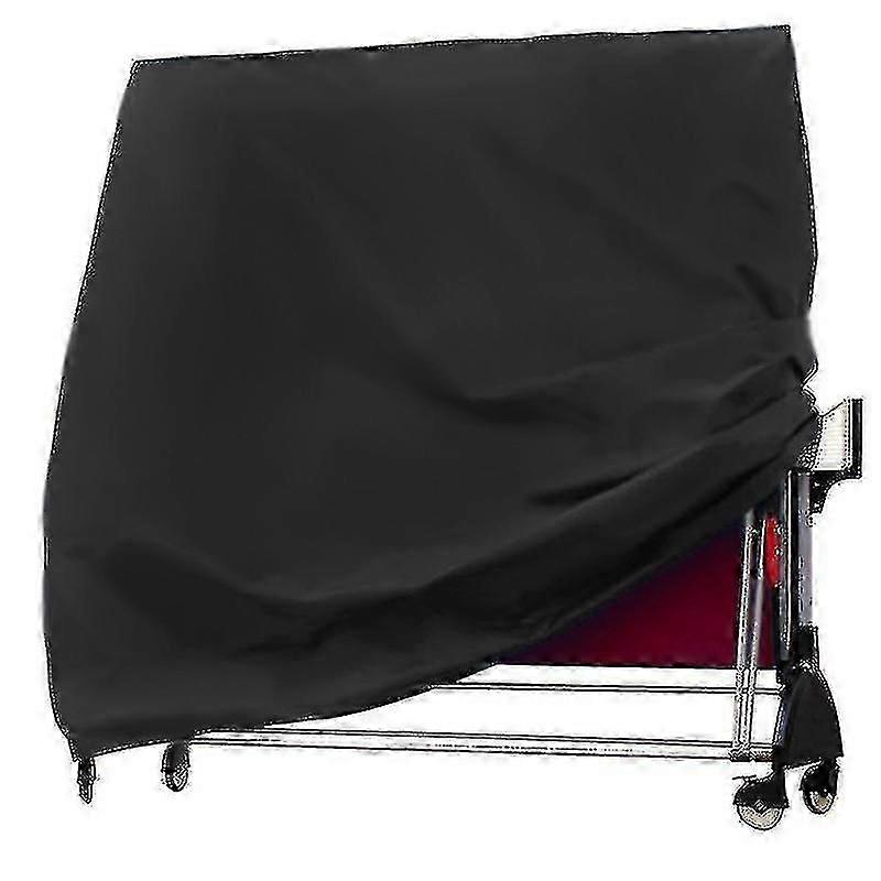 210d Oxford Cloth Outdoor Table Tennis Folding Table Dust Cover Zipper,165x70x185cm