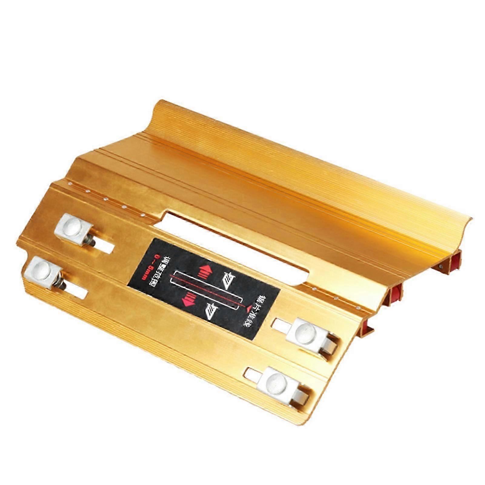 Tile Chamfer Guide Wheels Smooth Movement Golden Color 45 Degree Angle Cutting Helper Tool for Cutting Machine