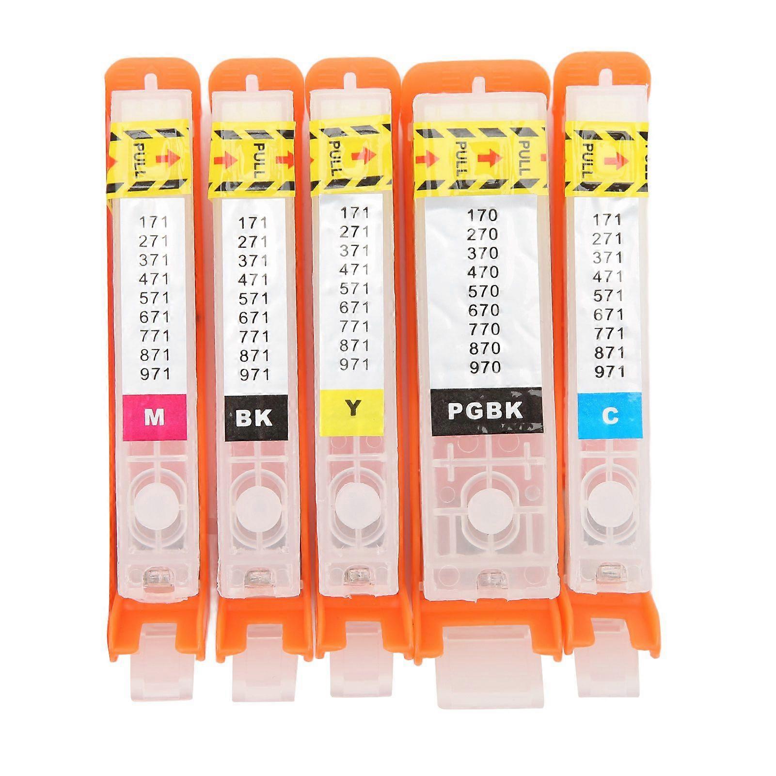 High quality Ink cartridge with permanent chip 5 colors (large BK/small