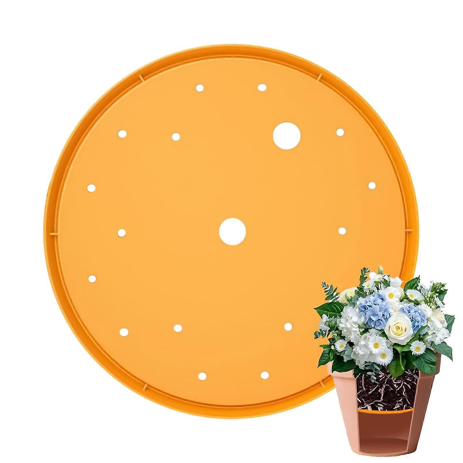 Plant Pot Inserts Round Lightweight Planter Insert With Drainage Holes For Windowsill Outdoor Patio Garden