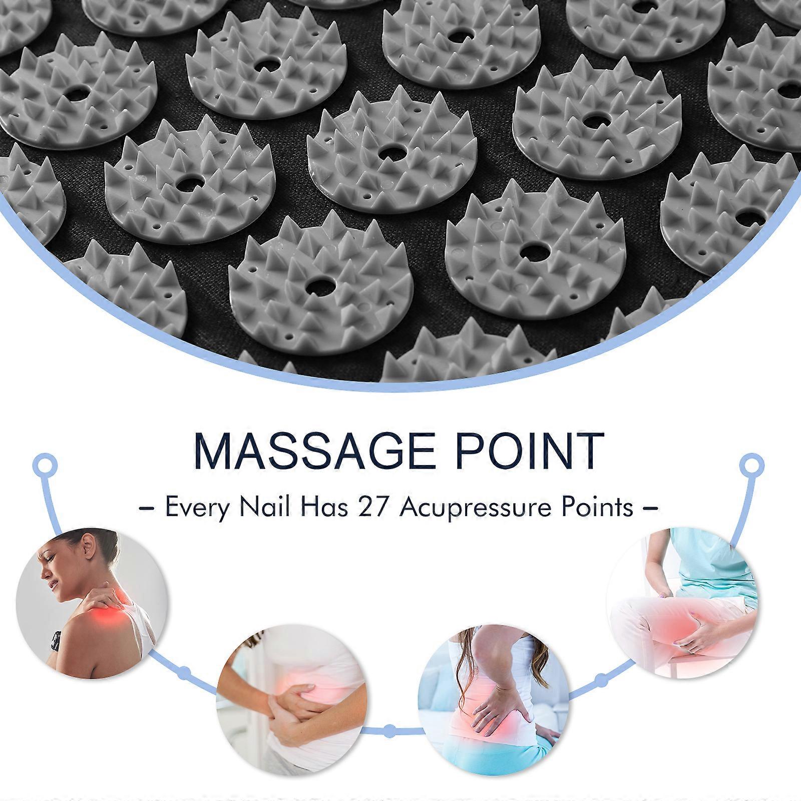 Acupressure Mat and Pillow Set