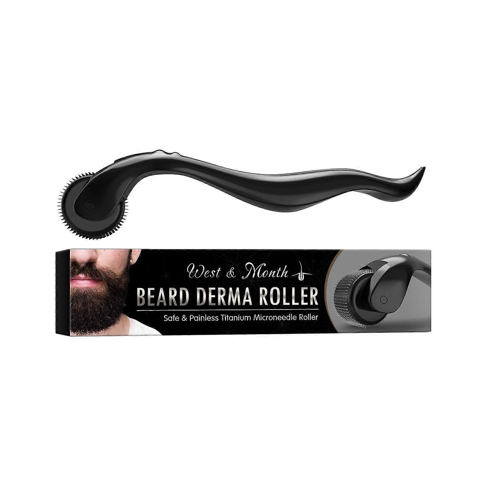 2025 Latest Model  Beard Derma Roller, Moisturizing Beard Roller Hair Shaving