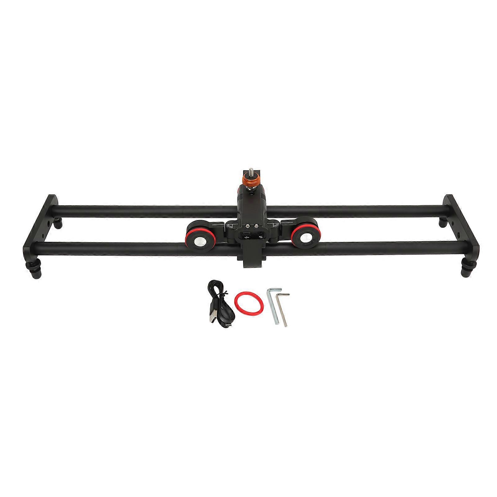 DSLR Camera Slider App Remote Control Infinitely Adjustable Speed Detachable Video Camera Dolly Car for Time Lapse Photography Fixed Focus Shooting