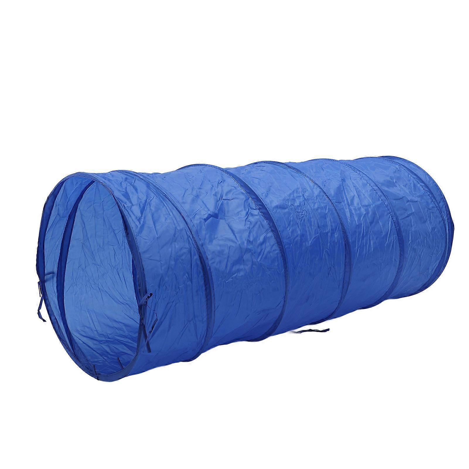 Dog Agility Training Tunnel Folding Tear Resistant Round Dog Play Training Open Tunnel Tent for Outdoor 