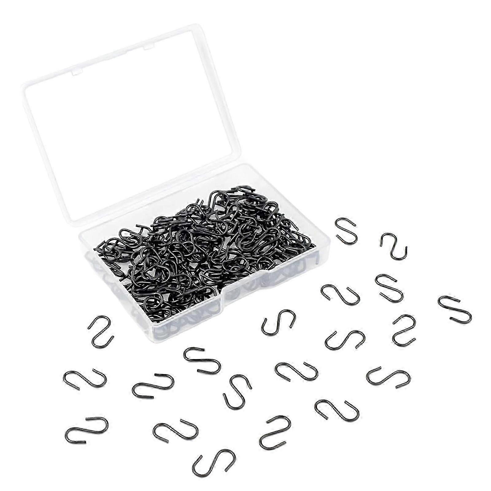 14mm Mini S Shaped Hooks Wieszak Kit Łącznik do dekoracji choinki, odpowiedni do różnych dekoracji, 100 szt