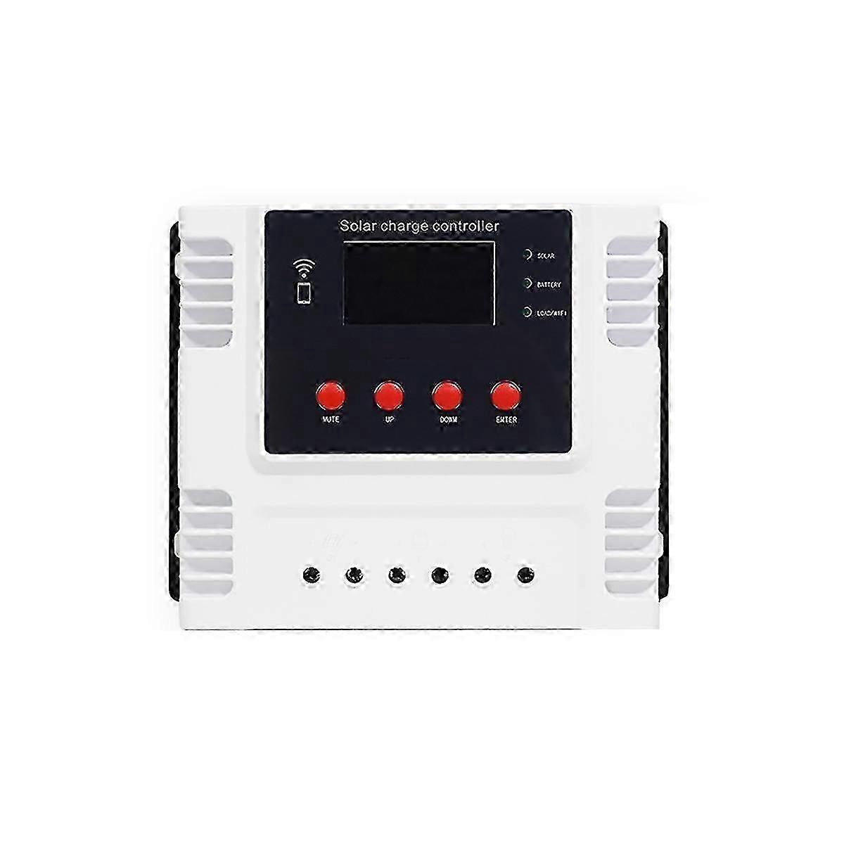 Solar Charge Controller 30a App Real-time Data Monitoring Led Display Intelligent 12v/24v/48v Solar