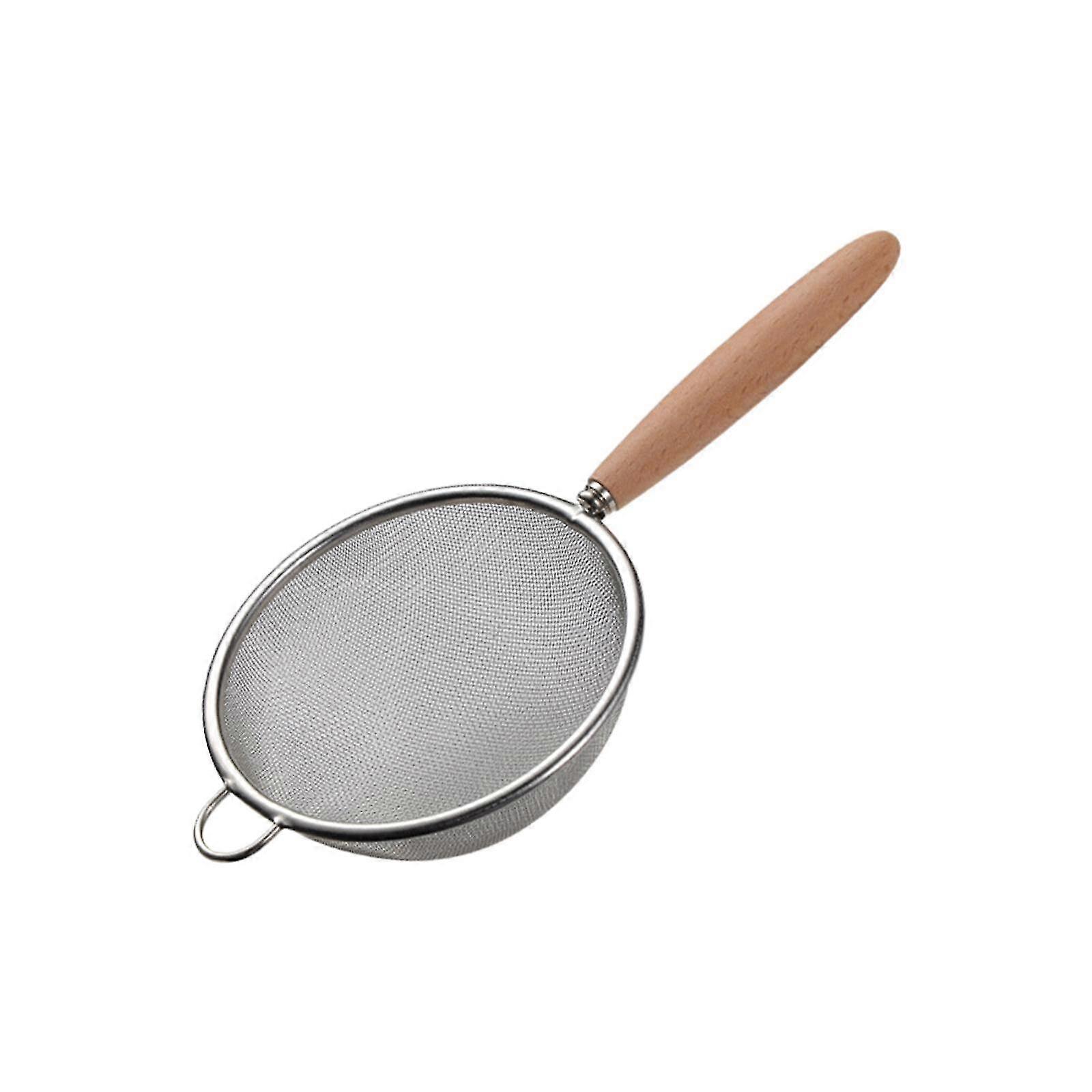 Stainless Steel Fine Mesh Strainer Suitable for Cooking Kitchen, 10cm Colander Baking Tools for Food Preparation