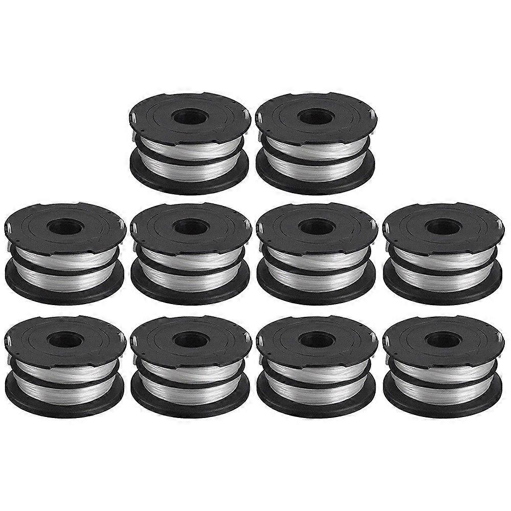 10Pcs Lawn Mower Part for Black &amp; Decker GH700 GH710 GH750 Line Spool, DF-065-BKP