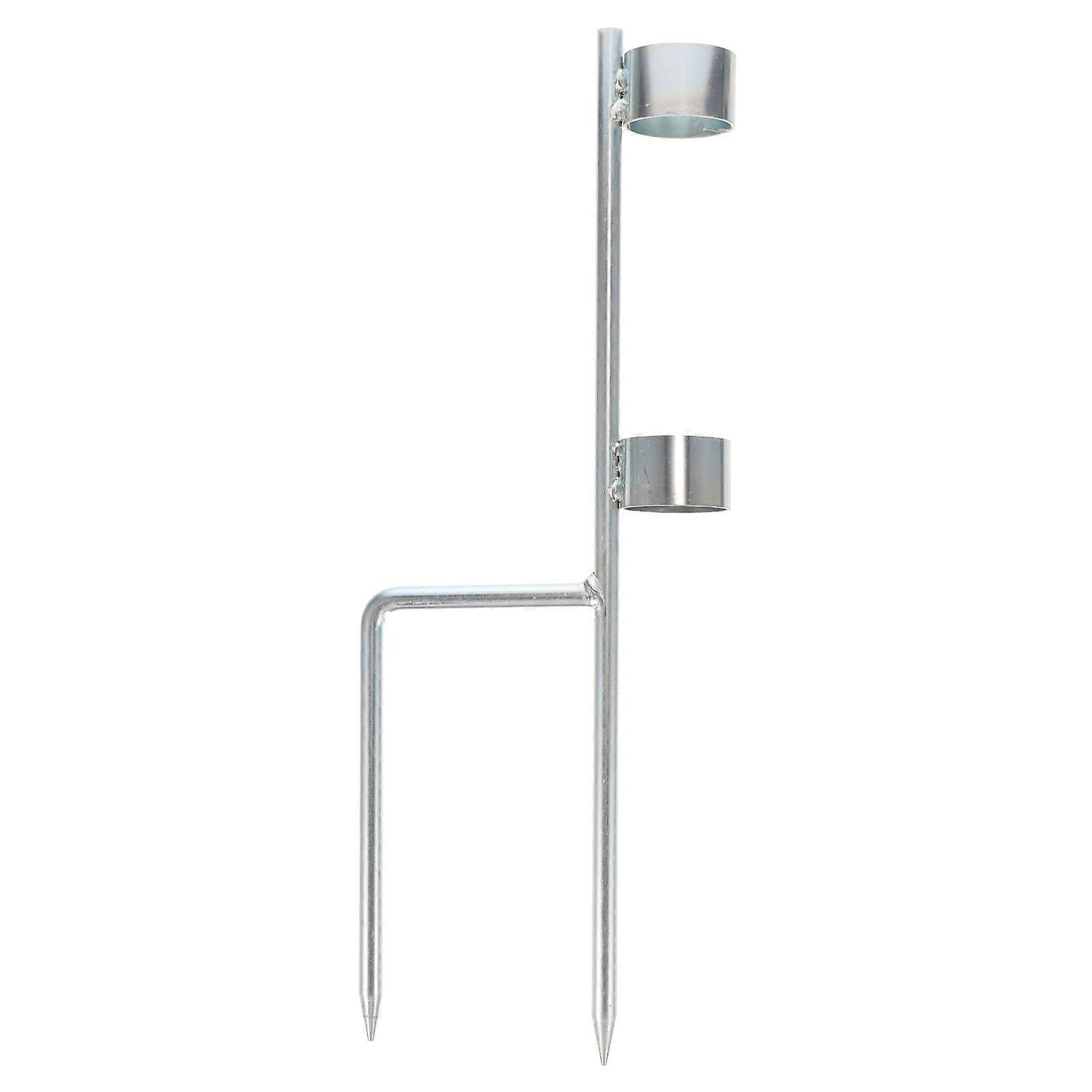 Sturdy Stainless Steel Umbrella Stand for Fixing with Comfortable Grip and Silver Color