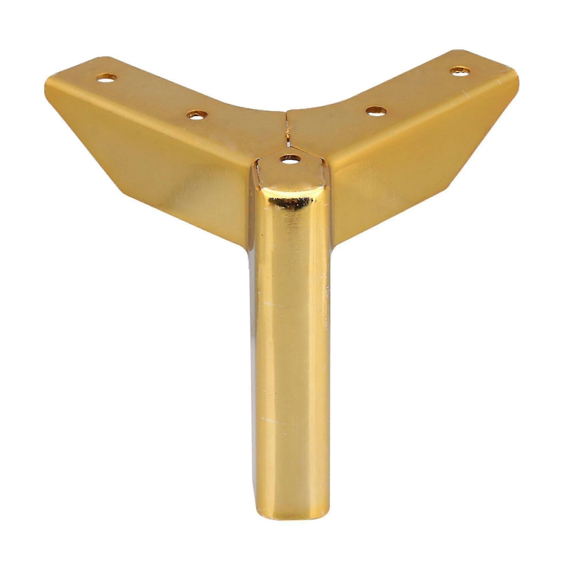 10cm gull metall trekant møbelben til sofaskap