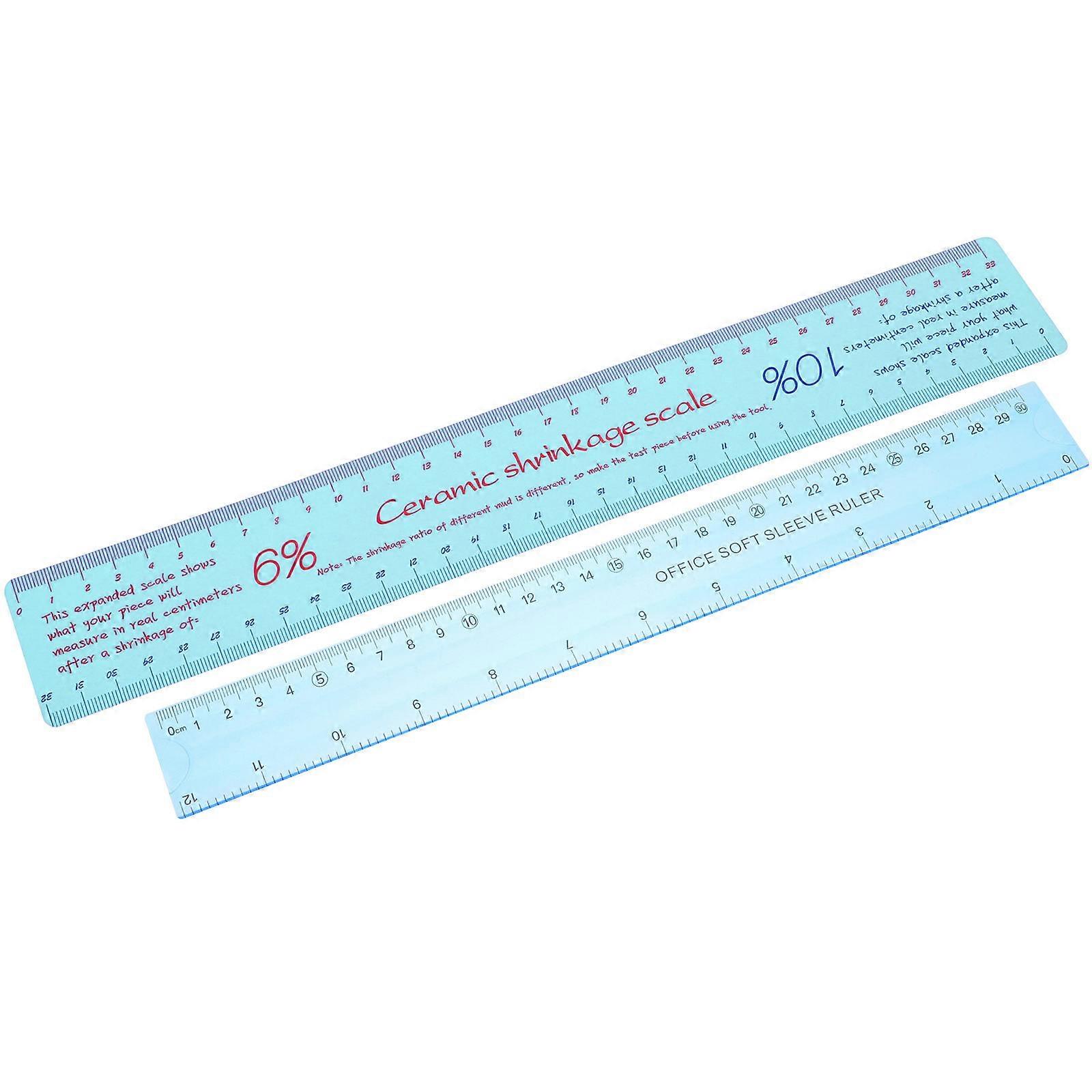 Plastic Scale Ruler with Flexibility, Accurate Measurements for Craftsmanship