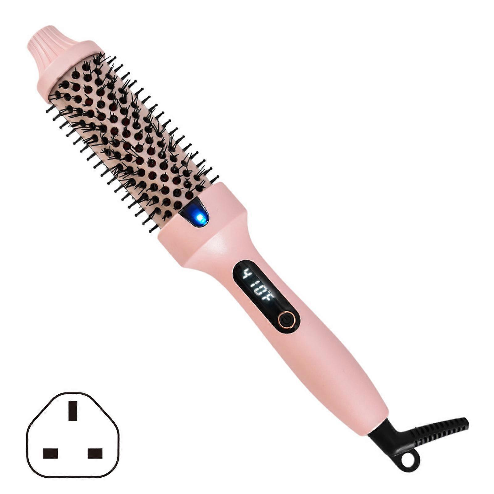 2 in 1 Hair Curling Iron Brush Fast Heating for Hairdressing