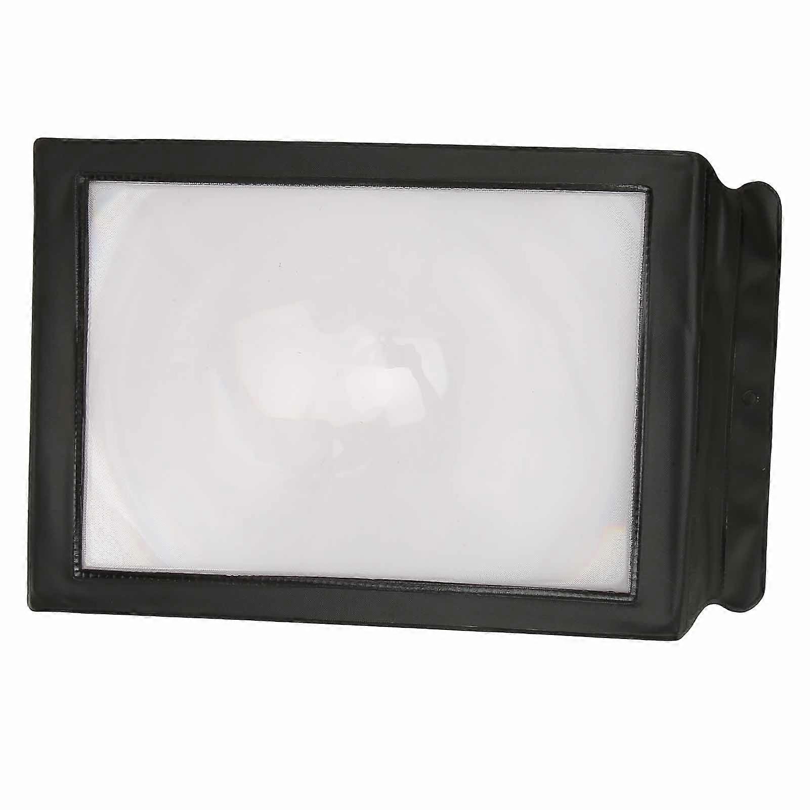Rectangular handheld magnifying glass for seniors, ideal for reading books