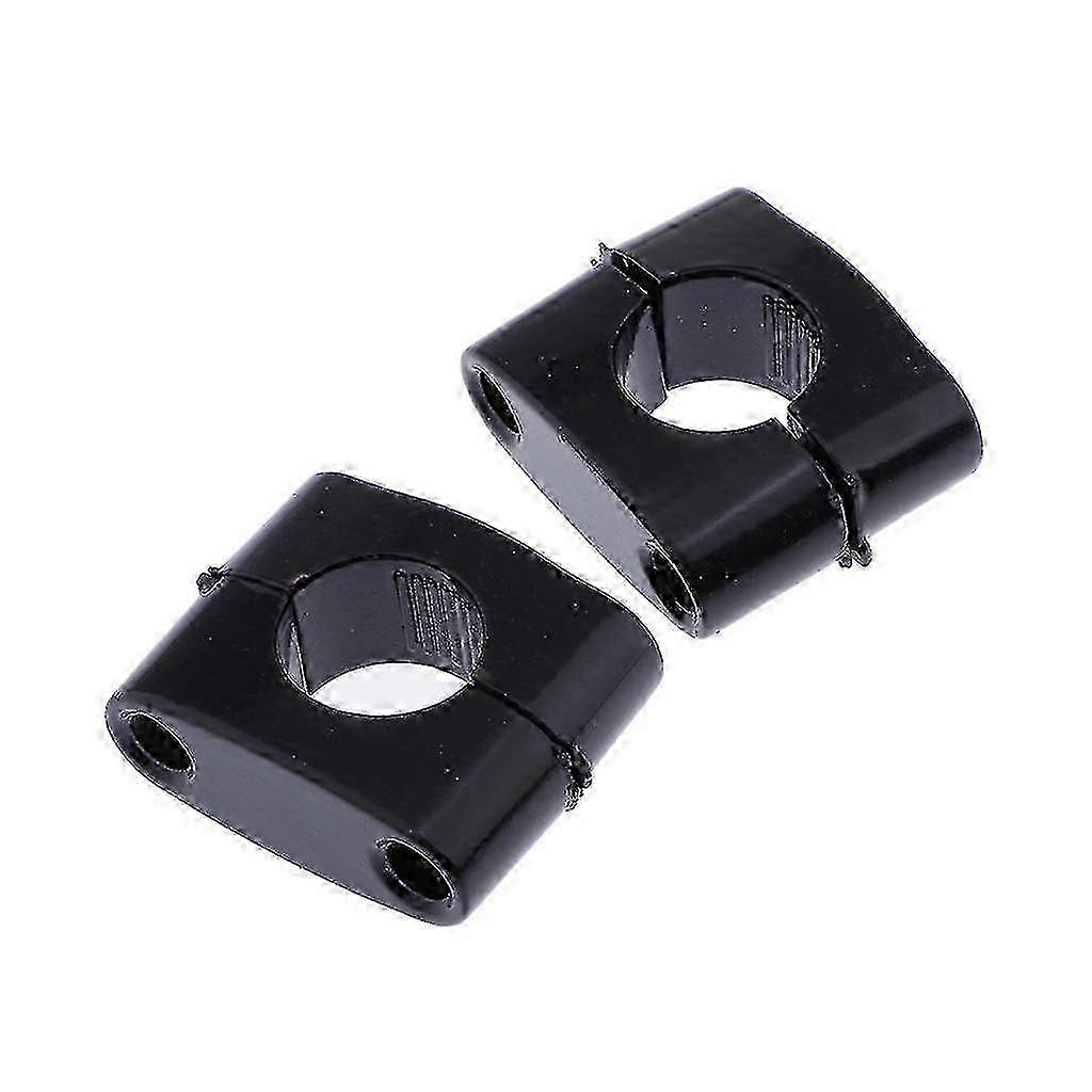 Black Handle Bar Mount Clamps Riser Adapter Compatible with 7/8 Inch 22mm Dirt Bikes and ATVs