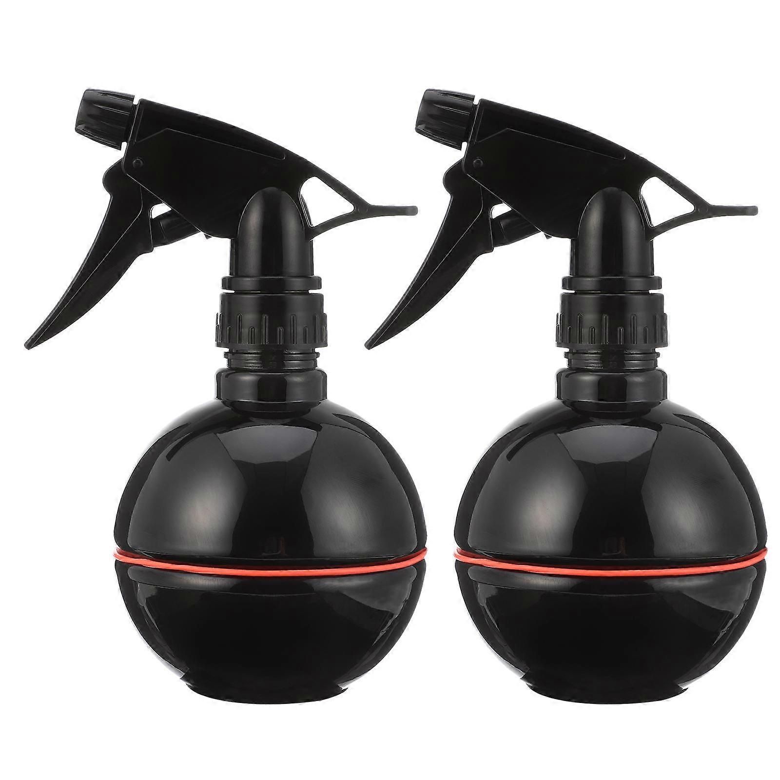 Plastic Water Sprayer with Trigger for Home Use Safe Durable and Leak Proof Black 2 Pieces