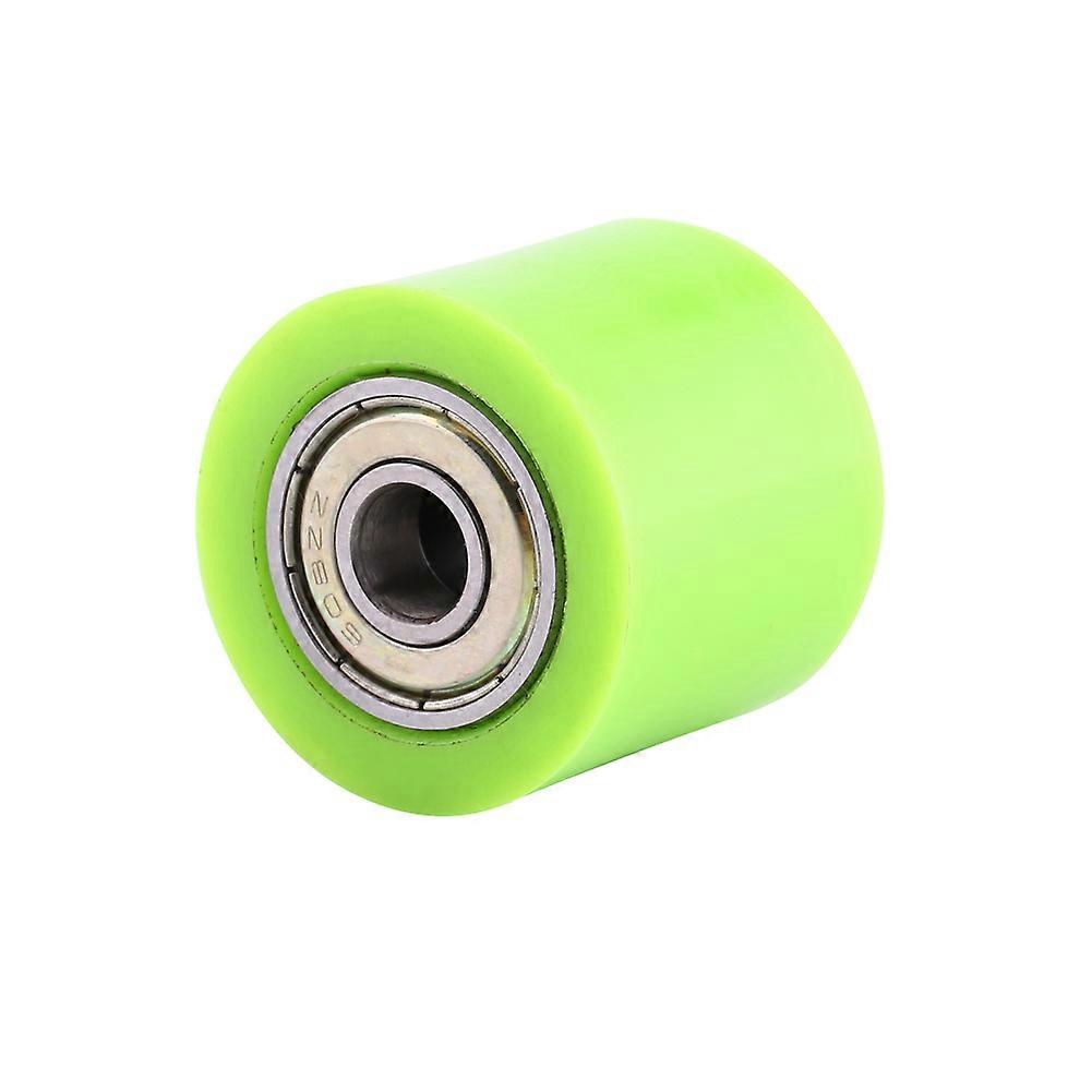 8mm Drive Chain Pulley Slider Tensioner Wheel Guide for Street Bike ATV Green