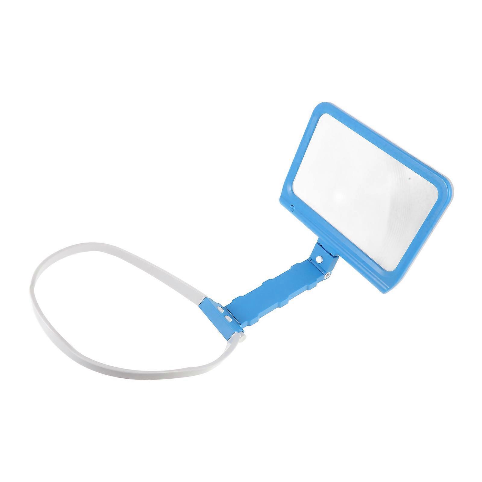 Portable Multifunctional LED Magnifying Glass with Large Page Magnifier and Adjustable Illumination for Reading Books, Three Color Light Options for